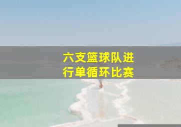 六支篮球队进行单循环比赛