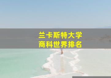 兰卡斯特大学商科世界排名