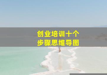 创业培训十个步骤思维导图