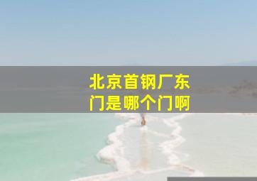 北京首钢厂东门是哪个门啊