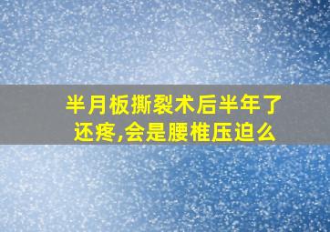 半月板撕裂术后半年了还疼,会是腰椎压迫么