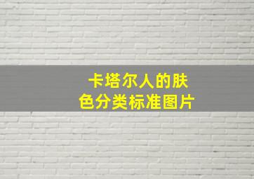 卡塔尔人的肤色分类标准图片