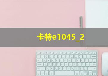 卡特e1045_2