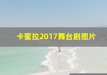 卡蜜拉2017舞台剧图片