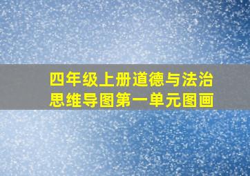 四年级上册道德与法治思维导图第一单元图画