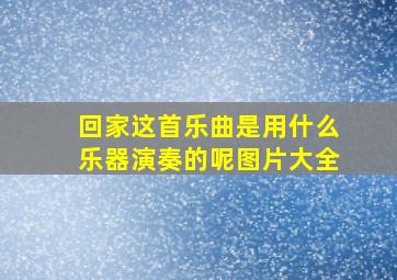 回家这首乐曲是用什么乐器演奏的呢图片大全