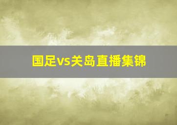 国足vs关岛直播集锦