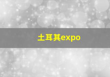 土耳其expo