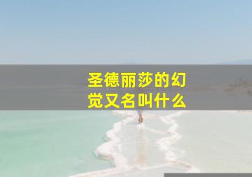 圣德丽莎的幻觉又名叫什么