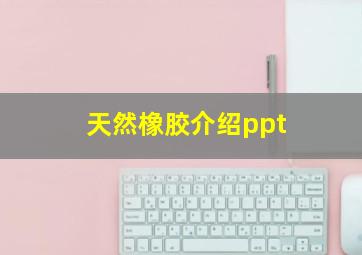 天然橡胶介绍ppt