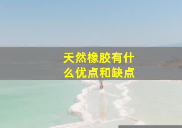 天然橡胶有什么优点和缺点