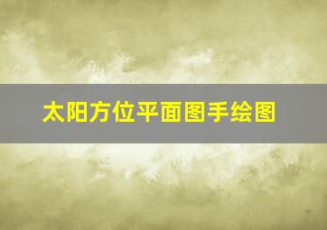 太阳方位平面图手绘图