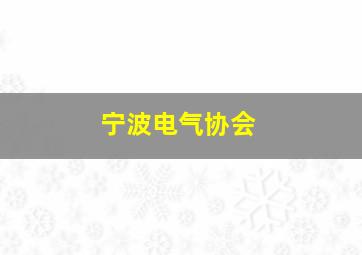 宁波电气协会