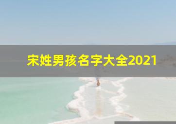 宋姓男孩名字大全2021