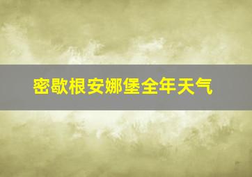 密歇根安娜堡全年天气