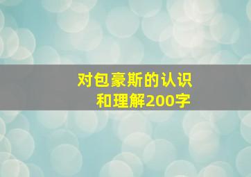 对包豪斯的认识和理解200字