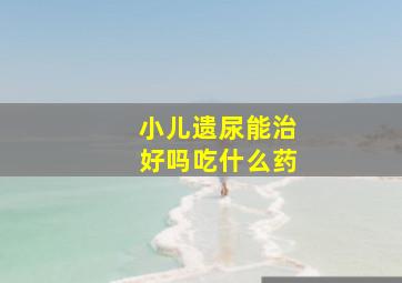 小儿遗尿能治好吗吃什么药