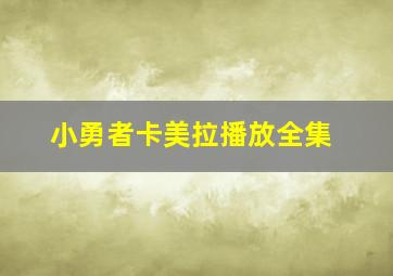 小勇者卡美拉播放全集