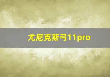 尤尼克斯弓11pro