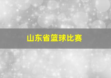 山东省篮球比赛