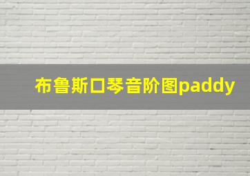 布鲁斯口琴音阶图paddy