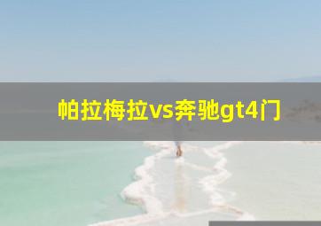 帕拉梅拉vs奔驰gt4门