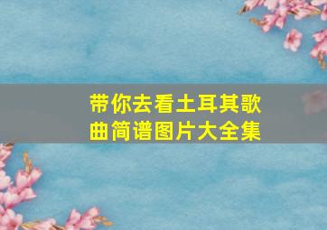 带你去看土耳其歌曲简谱图片大全集