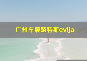 广州车展路特斯evija