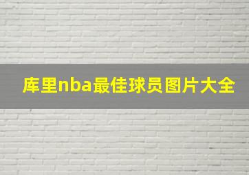 库里nba最佳球员图片大全