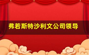 弗若斯特沙利文公司领导