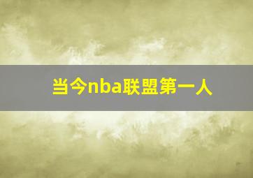 当今nba联盟第一人