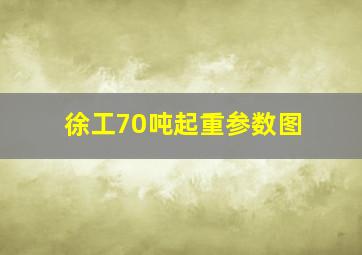 徐工70吨起重参数图