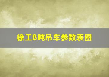 徐工8吨吊车参数表图