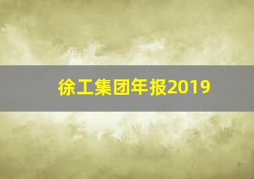 徐工集团年报2019