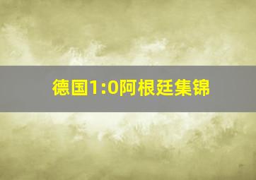 德国1:0阿根廷集锦