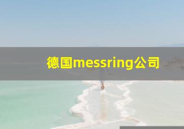 德国messring公司