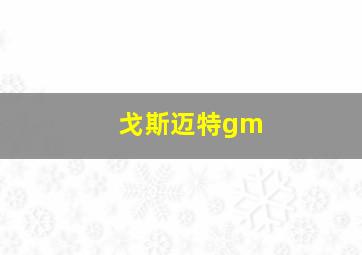 戈斯迈特gm