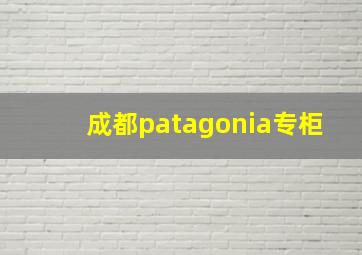 成都patagonia专柜