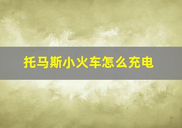 托马斯小火车怎么充电