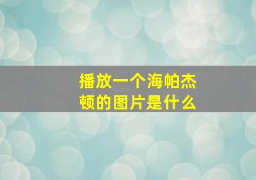 播放一个海帕杰顿的图片是什么