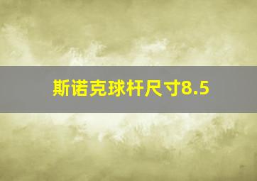 斯诺克球杆尺寸8.5