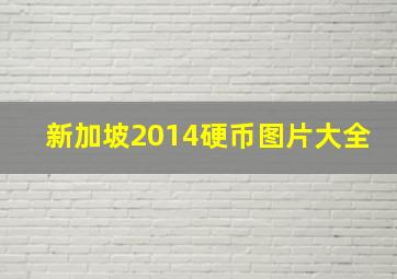 新加坡2014硬币图片大全