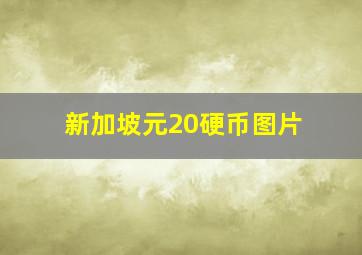 新加坡元20硬币图片