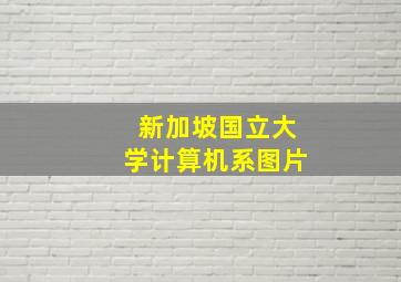 新加坡国立大学计算机系图片