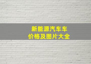 新能源汽车车价格及图片大全