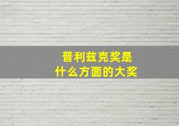 普利兹克奖是什么方面的大奖