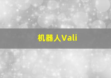 机器人Vali