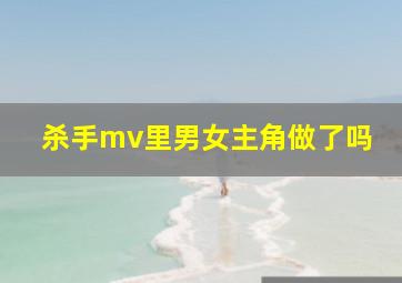 杀手mv里男女主角做了吗