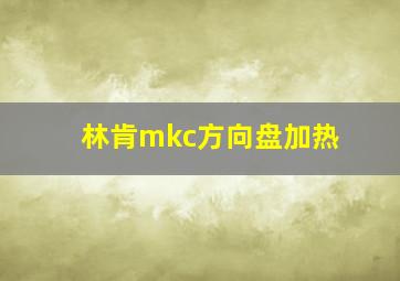 林肯mkc方向盘加热