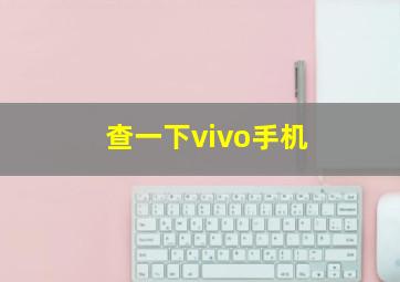 查一下vivo手机